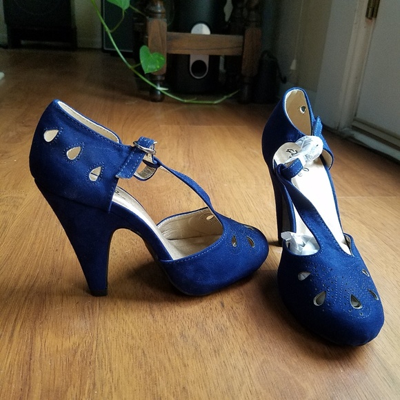 Qupid Shoes - 🌠Sale🌠 Shoes Royal Blue heels